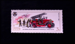 История отечественного пожарного транспорта 1985 АМО-Ф 15